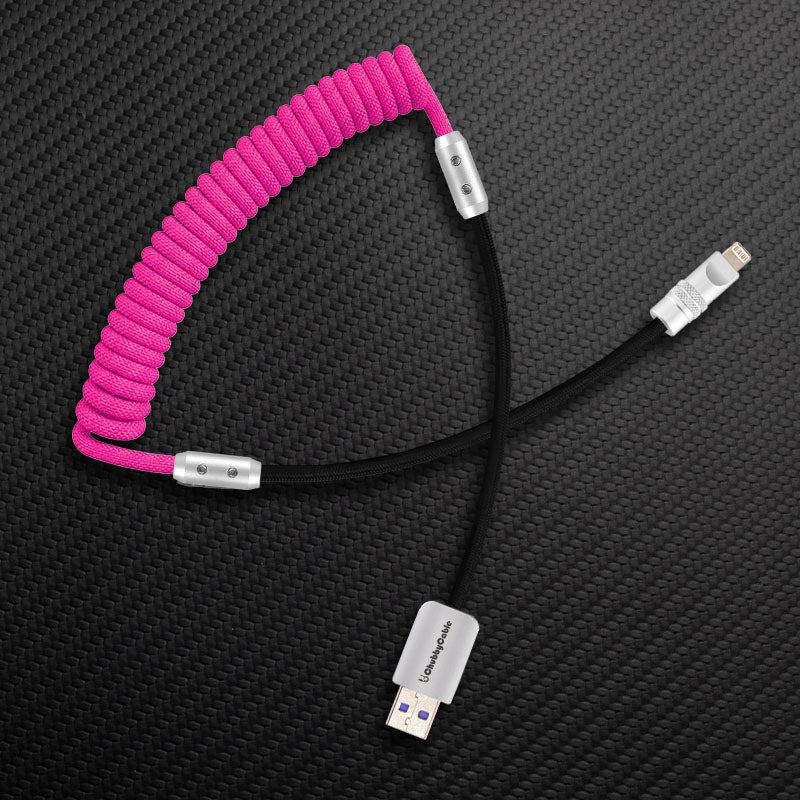 "Colorblock Chubby" Spring Charge Cable - Image 85