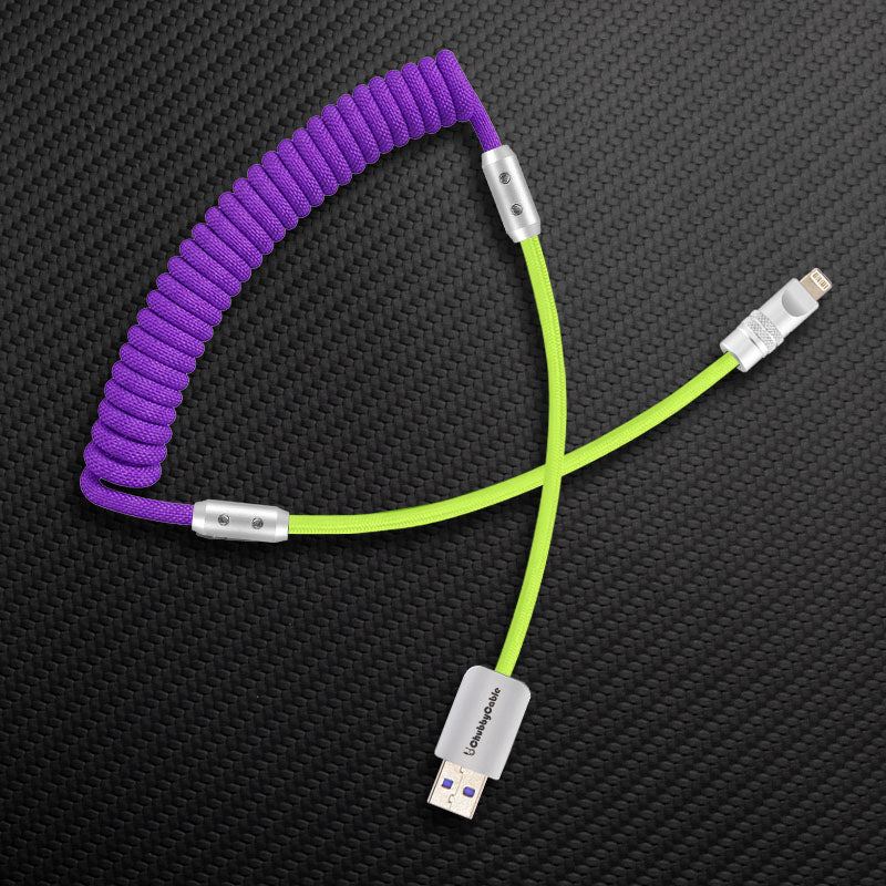 "Colorblock Chubby" Spring Charge Cable - Image 86
