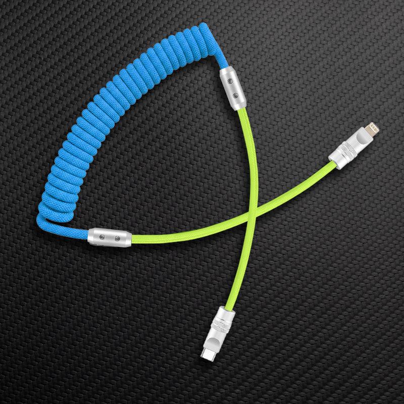 "Colorblock Chubby" Spring Charge Cable - Image 89