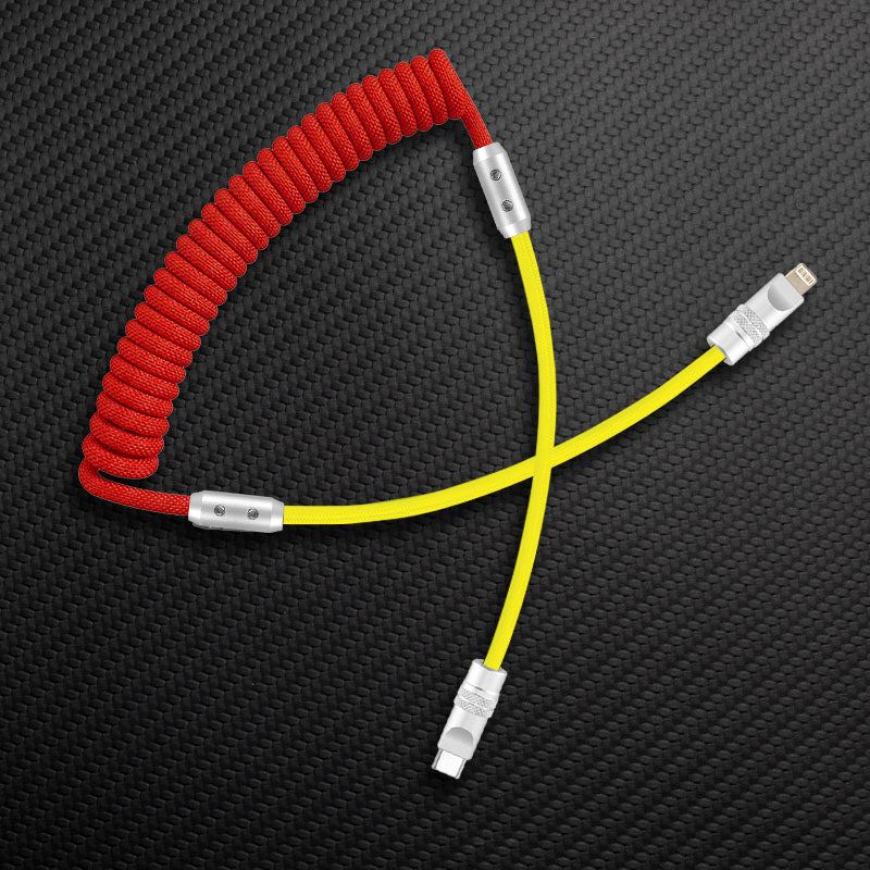 "Colorblock Chubby" Spring Charge Cable - Image 91