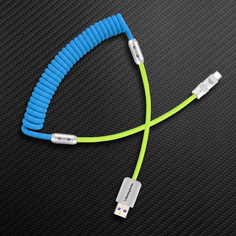 "Colorblock Chubby" Spring Charge Cable - Image 93