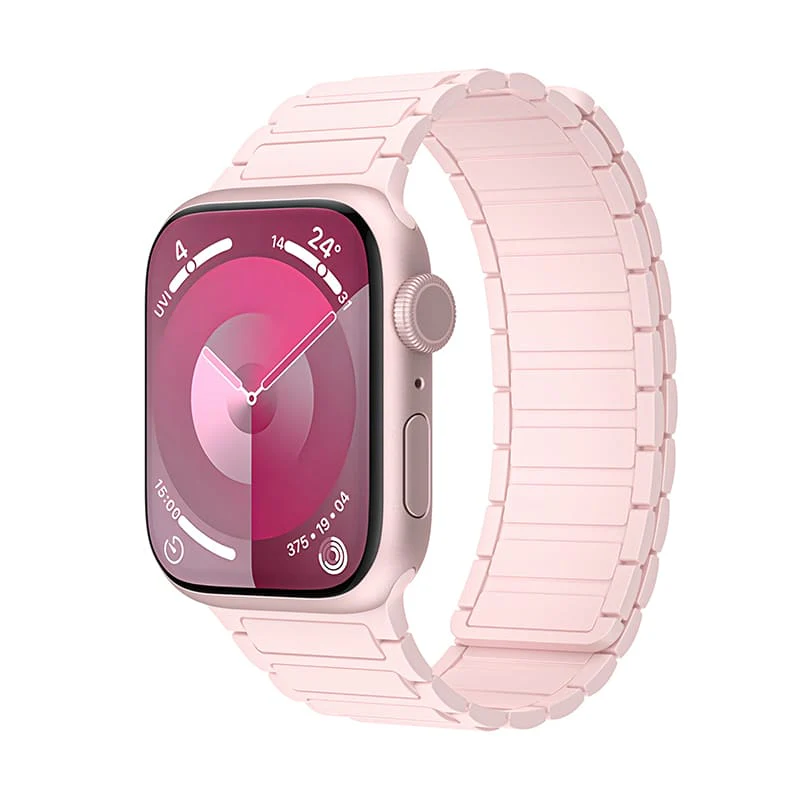"Dual-Tone" Sporty Contrast Magnetic Silicone Band For Apple Watch - Image 11