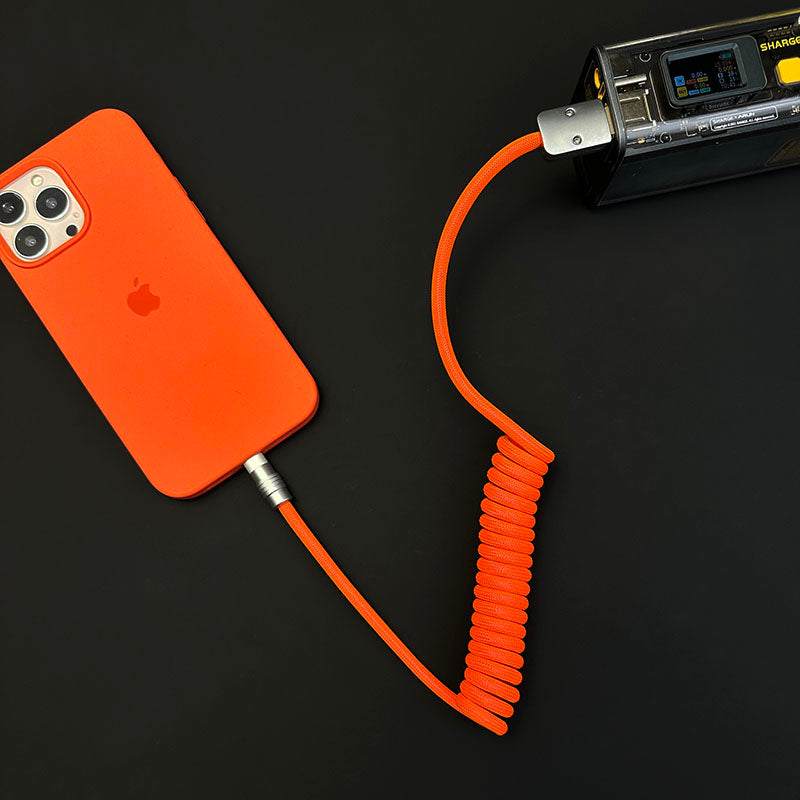 "Curly Chubby" Retractable Fast Charging Cable - Image 17