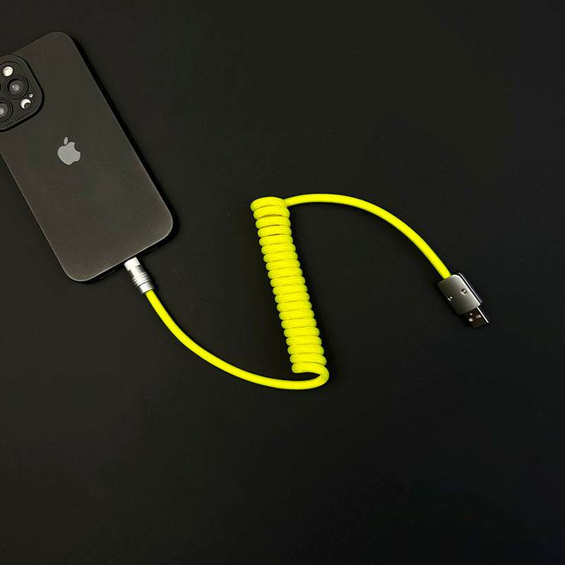 "Curly Chubby" Retractable Fast Charging Cable - Image 19