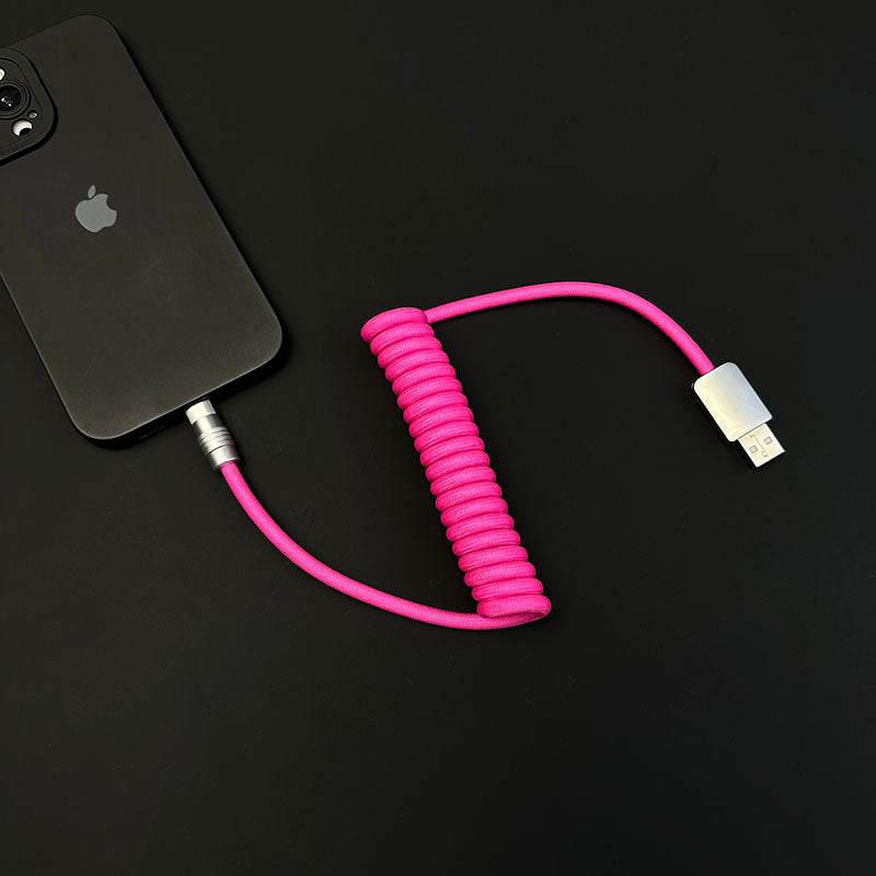 "Curly Chubby" Retractable Fast Charging Cable - Image 25