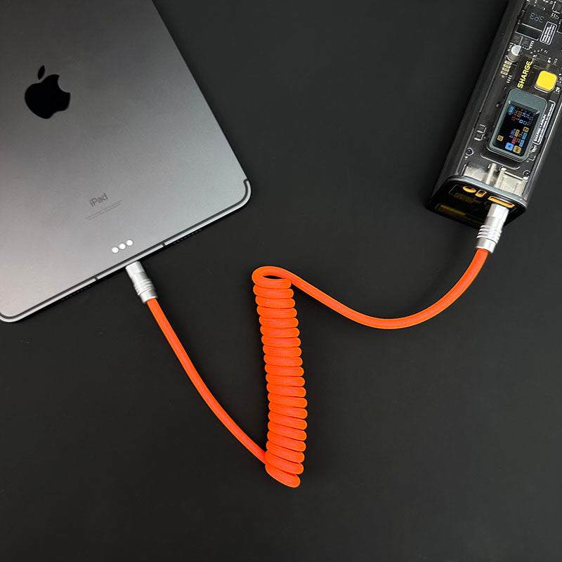 "Curly Chubby" Retractable Fast Charging Cable - Image 28