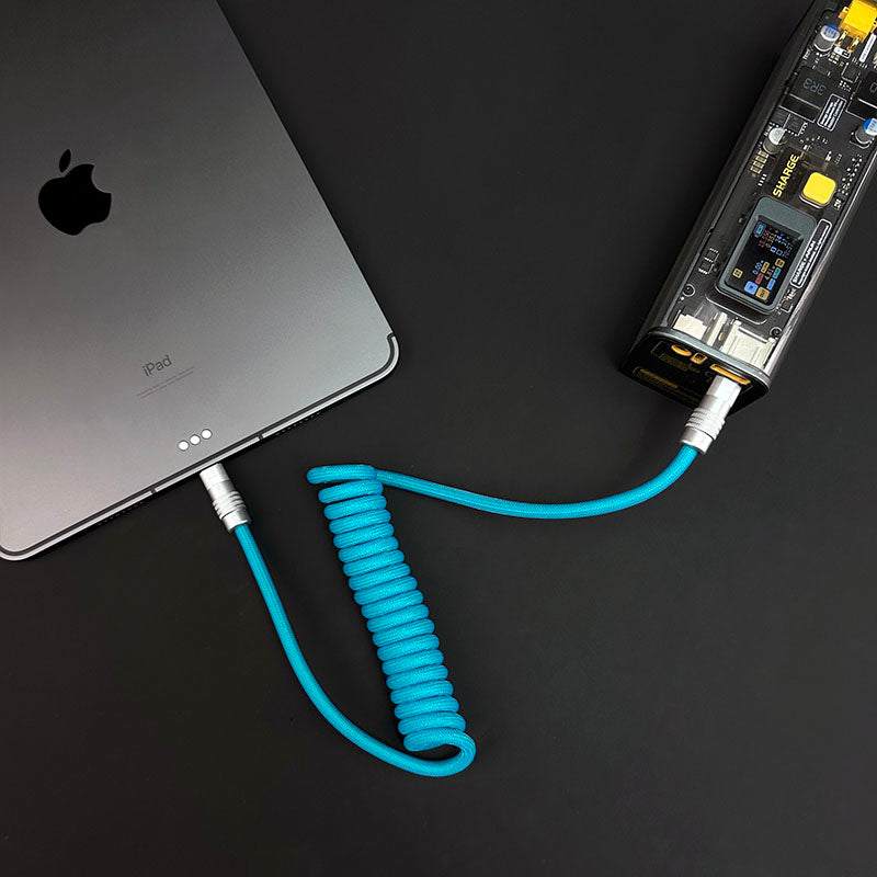 "Curly Chubby" Retractable Fast Charging Cable - Image 32