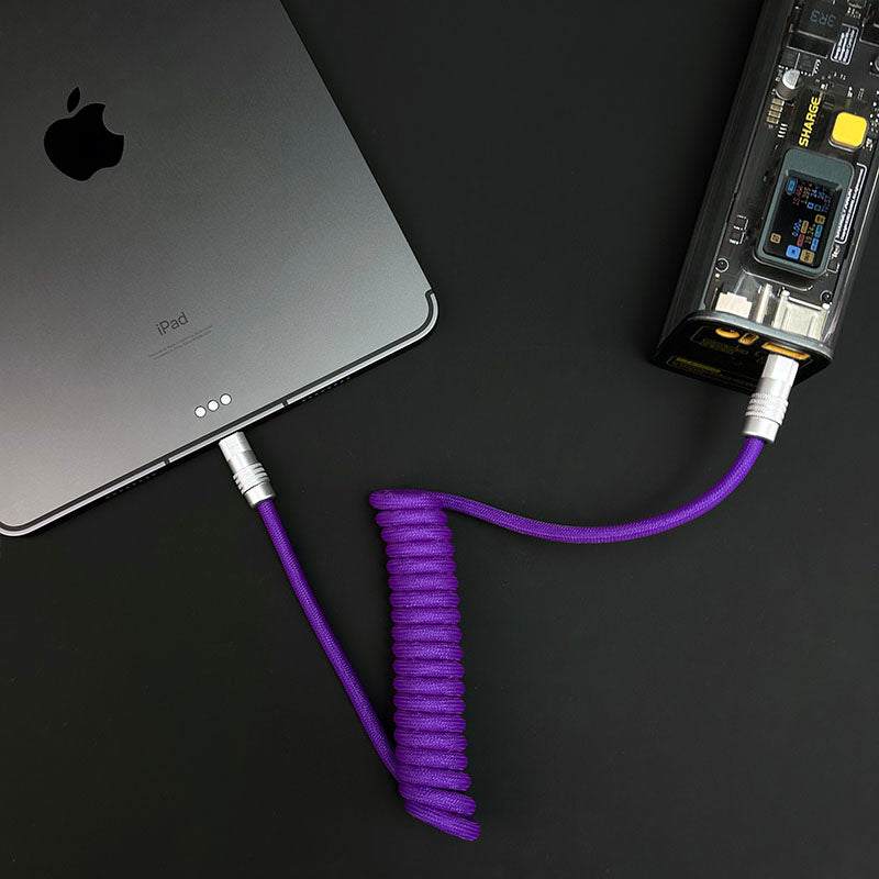"Curly Chubby" Retractable Fast Charging Cable - Image 35