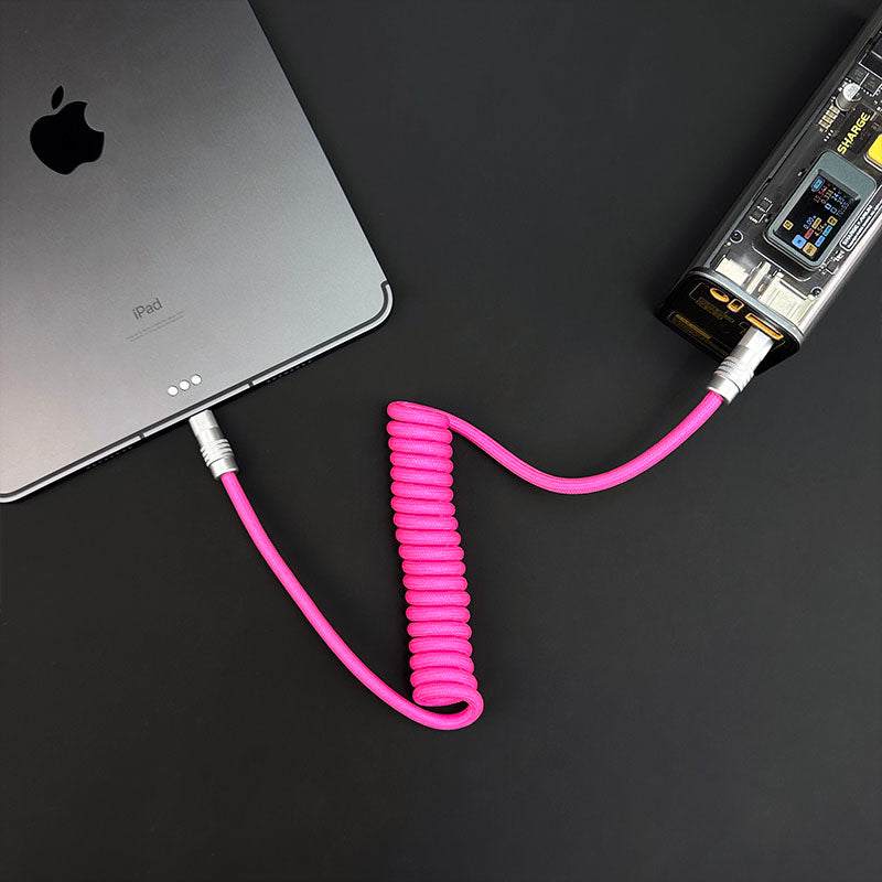 "Curly Chubby" Retractable Fast Charging Cable - Image 36
