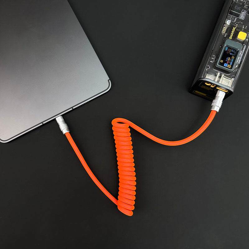 "Curly Chubby" Retractable Fast Charging Cable - Image 39