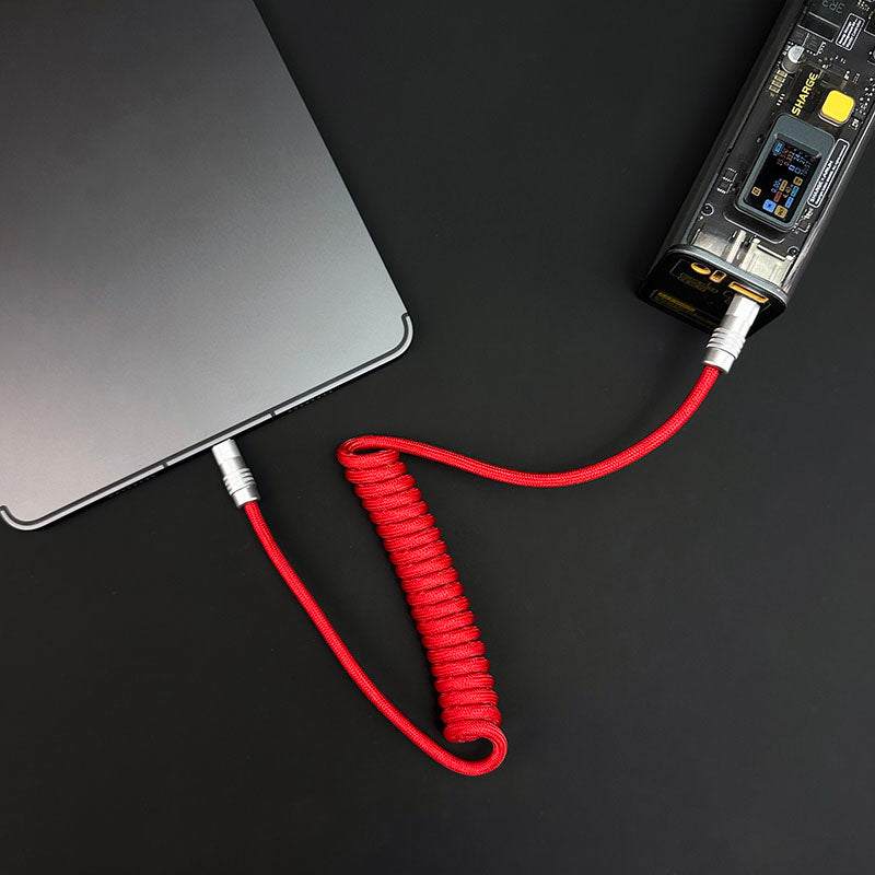 "Curly Chubby" Retractable Fast Charging Cable - Image 40