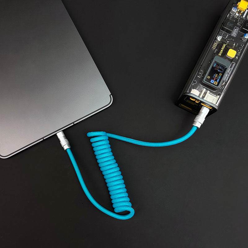 "Curly Chubby" Retractable Fast Charging Cable - Image 43
