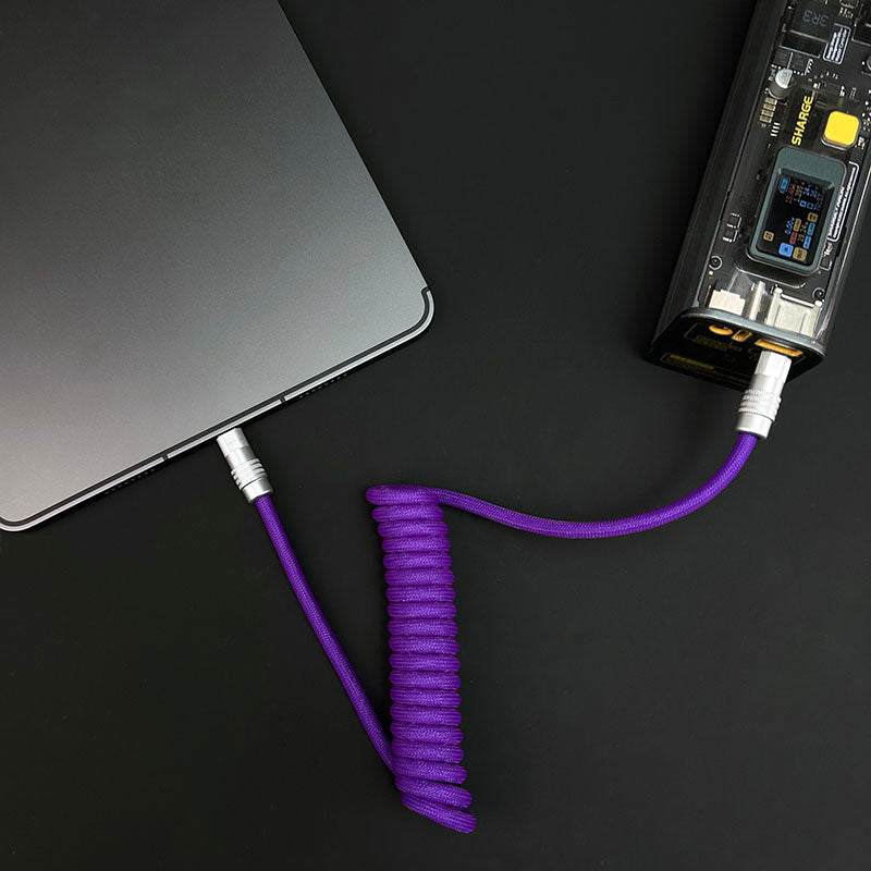 "Curly Chubby" Retractable Fast Charging Cable - Image 46