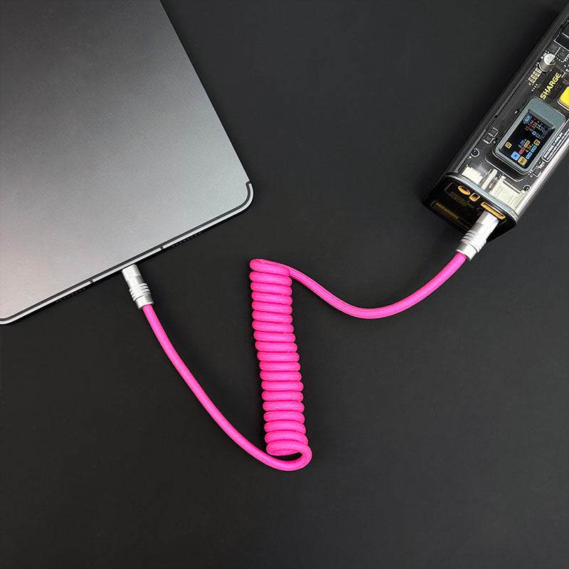"Curly Chubby" Retractable Fast Charging Cable - Image 47