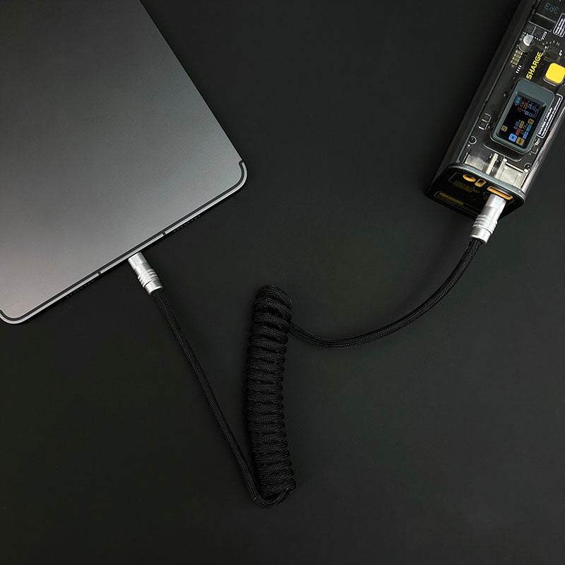 "Curly Chubby" Retractable Fast Charging Cable - Image 48