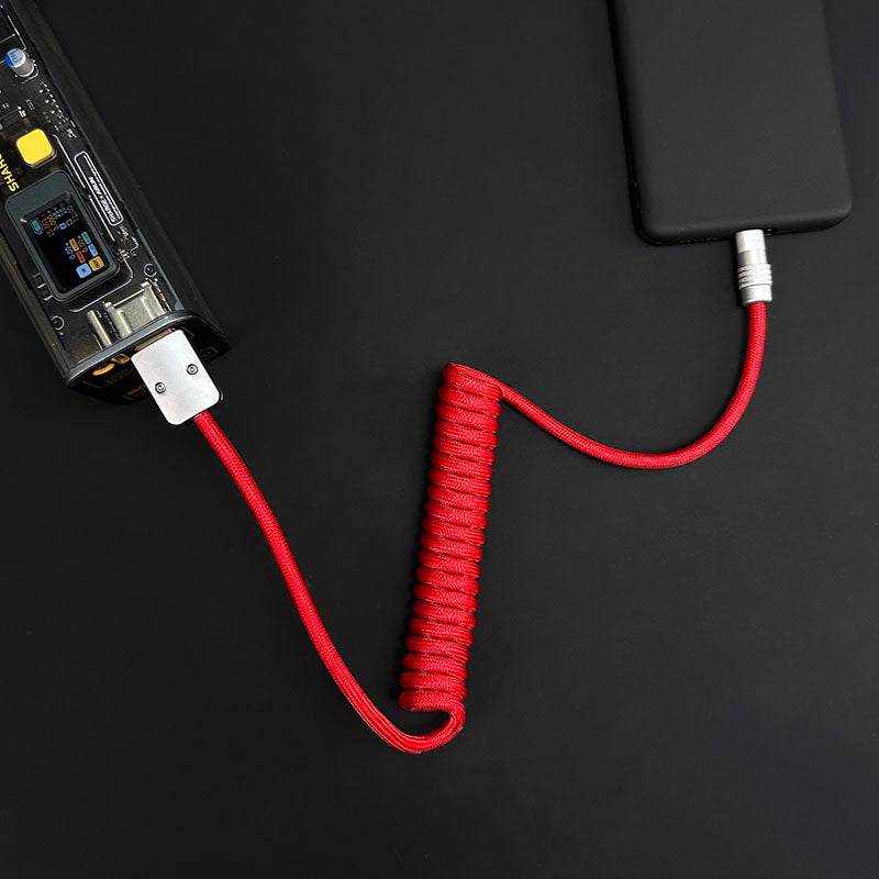 "Curly Chubby" Retractable Fast Charging Cable - Image 7