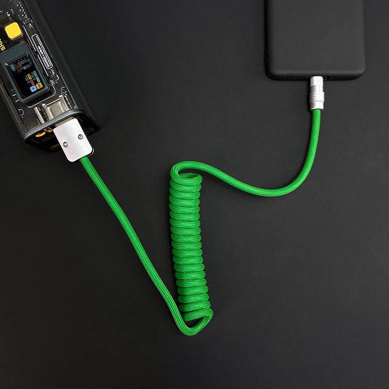 "Curly Chubby" Retractable Fast Charging Cable - Image 9