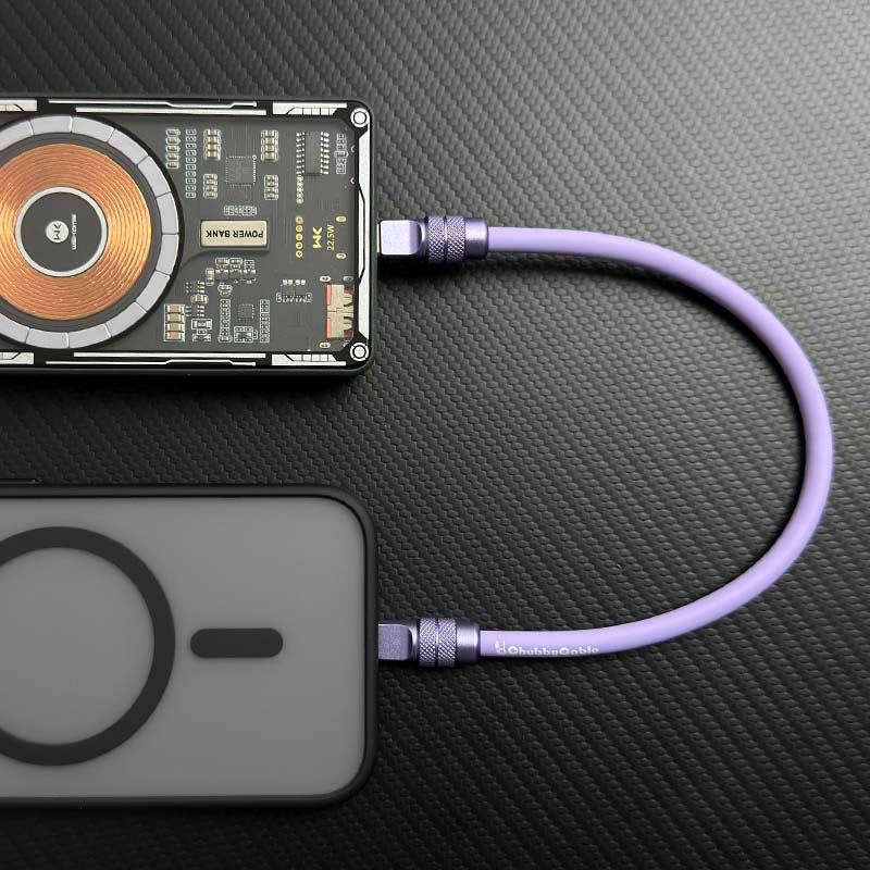 "Cute Anodized" Power Bank Friendly Cable (C+Lightning) - Image 3