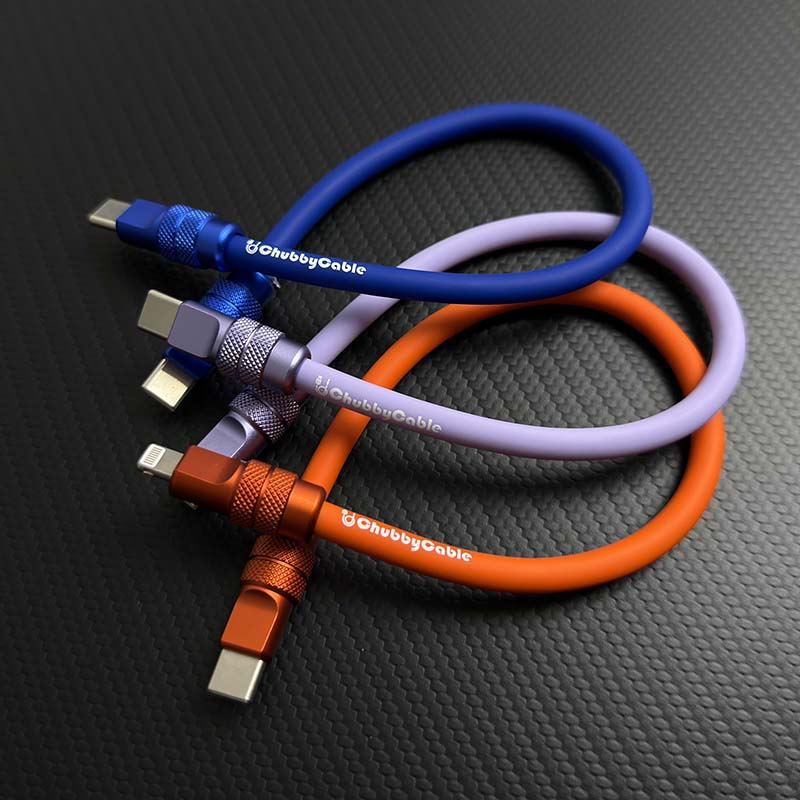"Cute Anodized" Power Bank Friendly Cable (C+Lightning) - Image 4