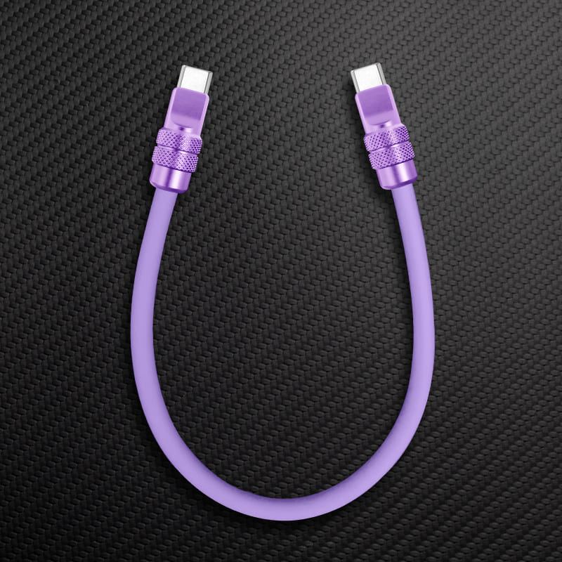 "Cute Anodized" Power Bank Friendly Cable (C+Lightning) - Image 8