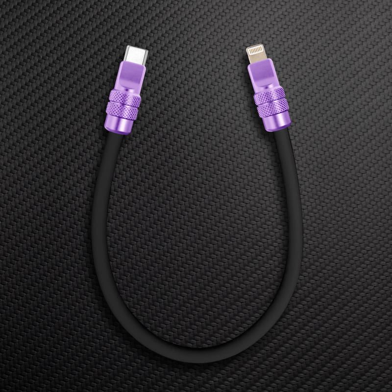 "Cute Anodized Pro" Power Bank Friendly Cable (C+Lightning) - Image 28