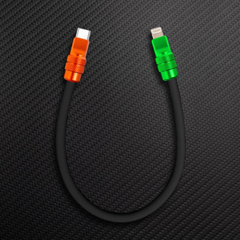 "Cute Anodized Pro" Power Bank Friendly Cable (C+Lightning) - Image 29