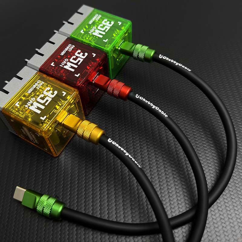 "Cute Anodized Pro" Power Bank Friendly Cable (C+Lightning) - Image 3