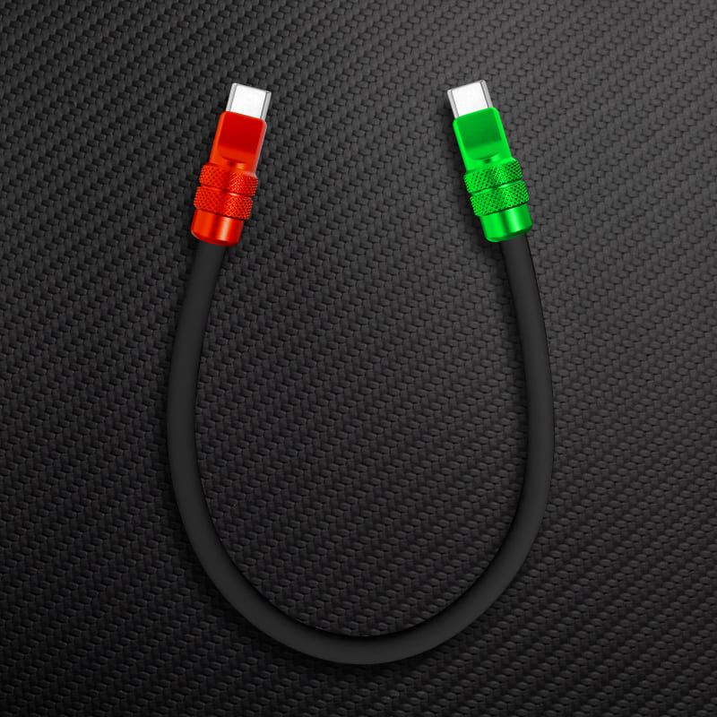 "Cute Anodized Pro" Power Bank Friendly Cable (C+Lightning) - Image 6