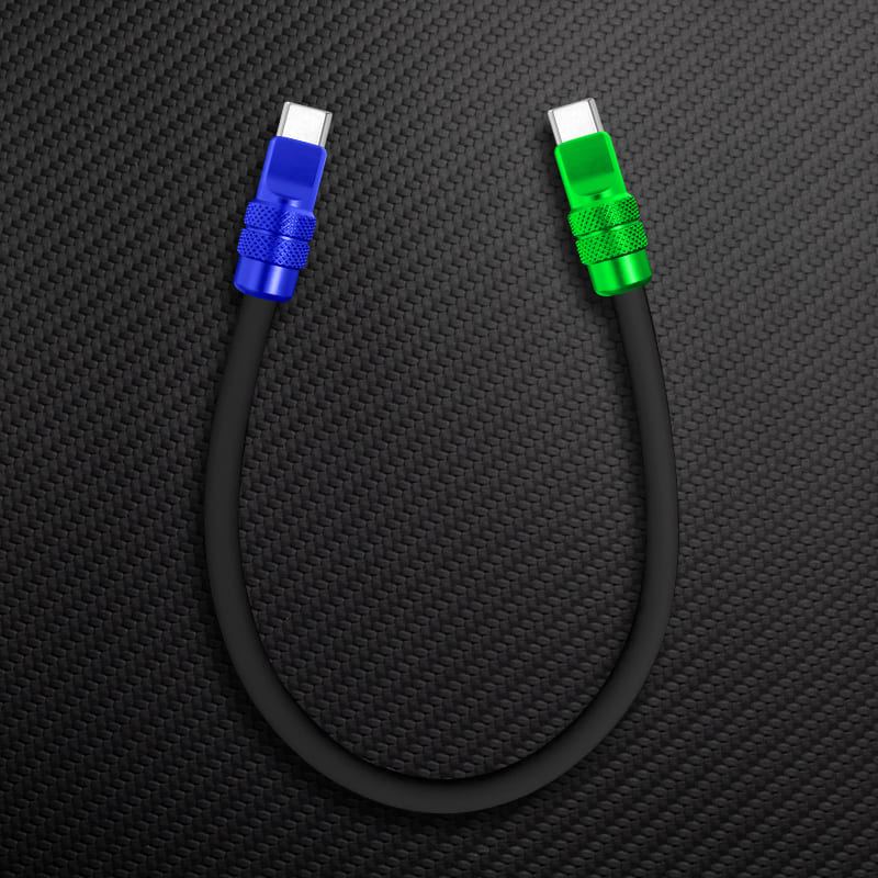 "Cute Anodized Pro" Power Bank Friendly Cable (C+Lightning) - Image 8