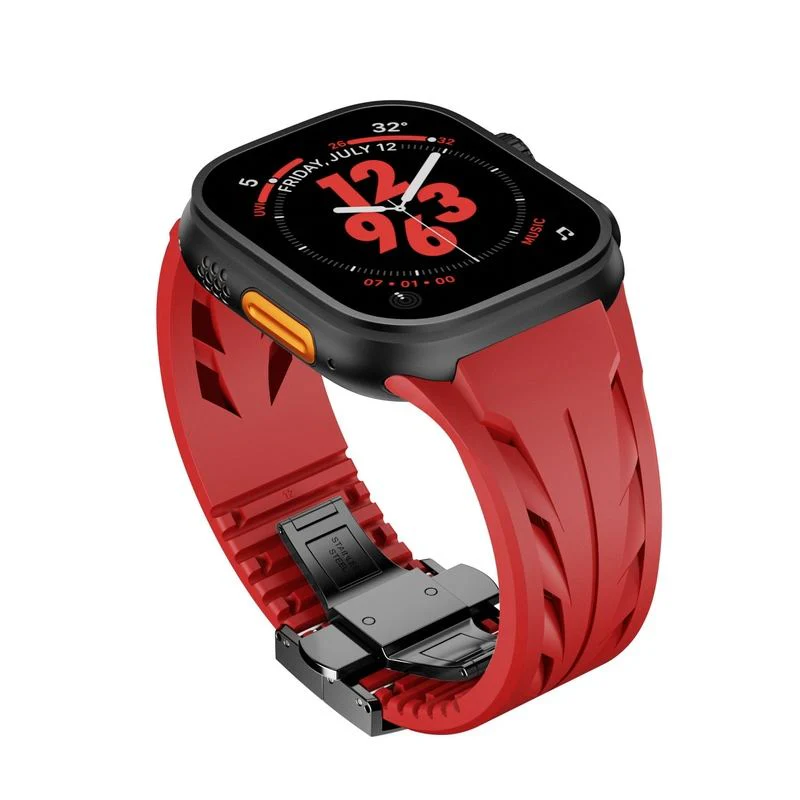 "Elegance Redefined" Silicone Sport Band For Apple Watch - Image 11