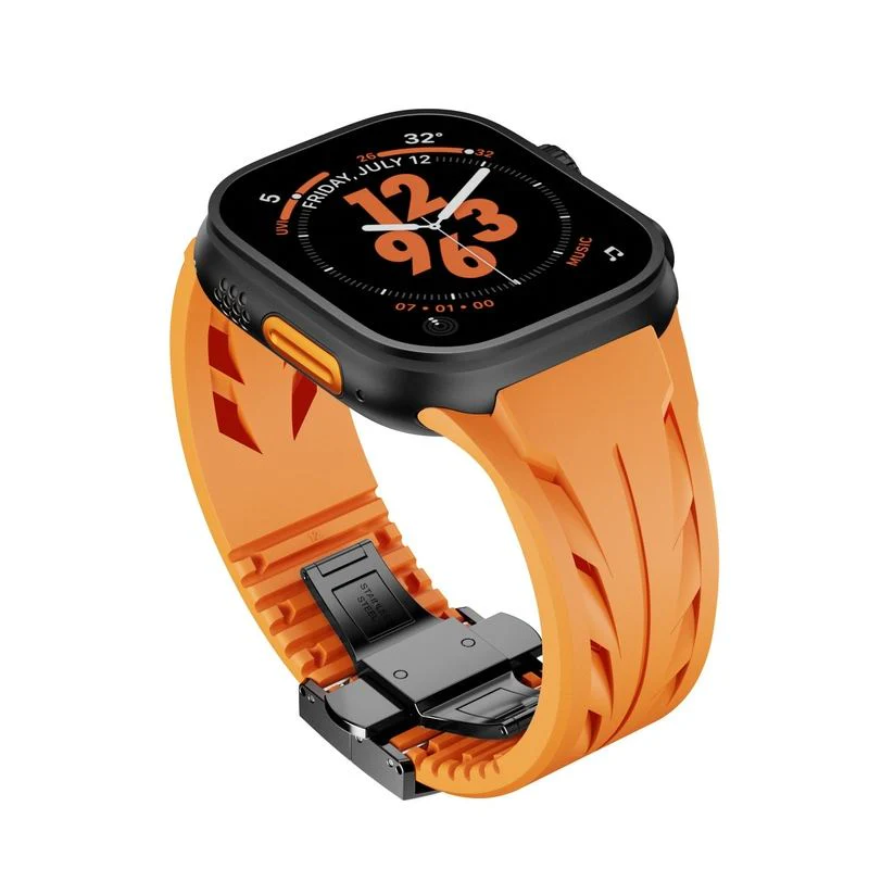 "Elegance Redefined" Silicone Sport Band For Apple Watch - Image 12
