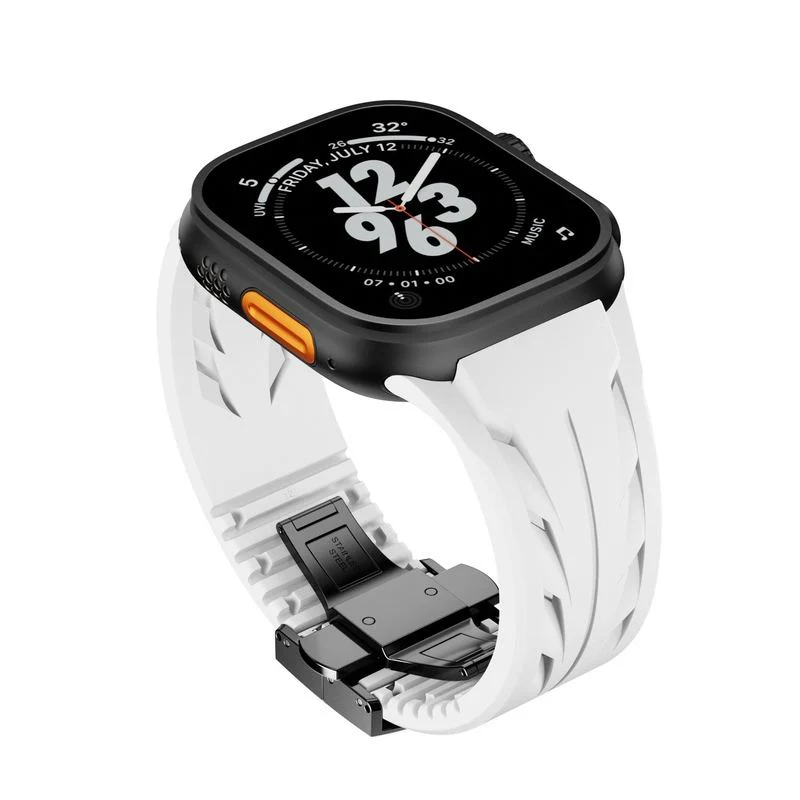 "Elegance Redefined" Silicone Sport Band For Apple Watch - Image 13