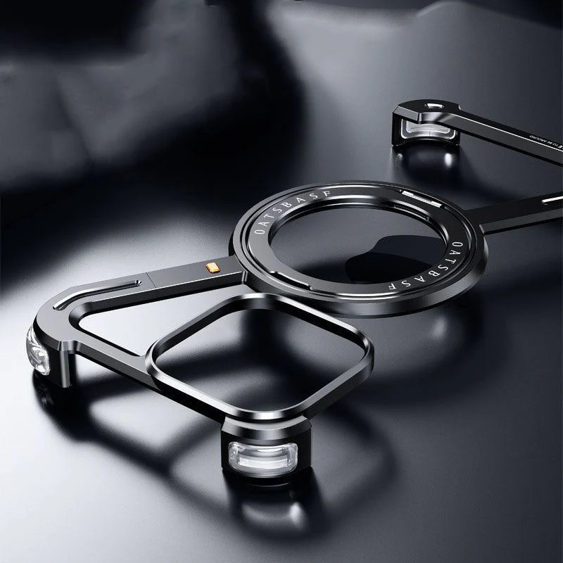 ChubbyArmor Z - Frameless Metal Hollow Magnetic Rotating Bracket Phone Case For iPhone - Image 8