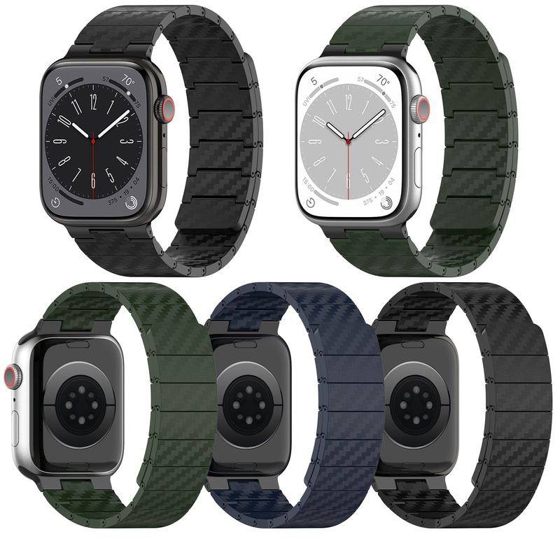 Magnetic Carbon Fiber Loop & Case For Apple Watch - Image 3