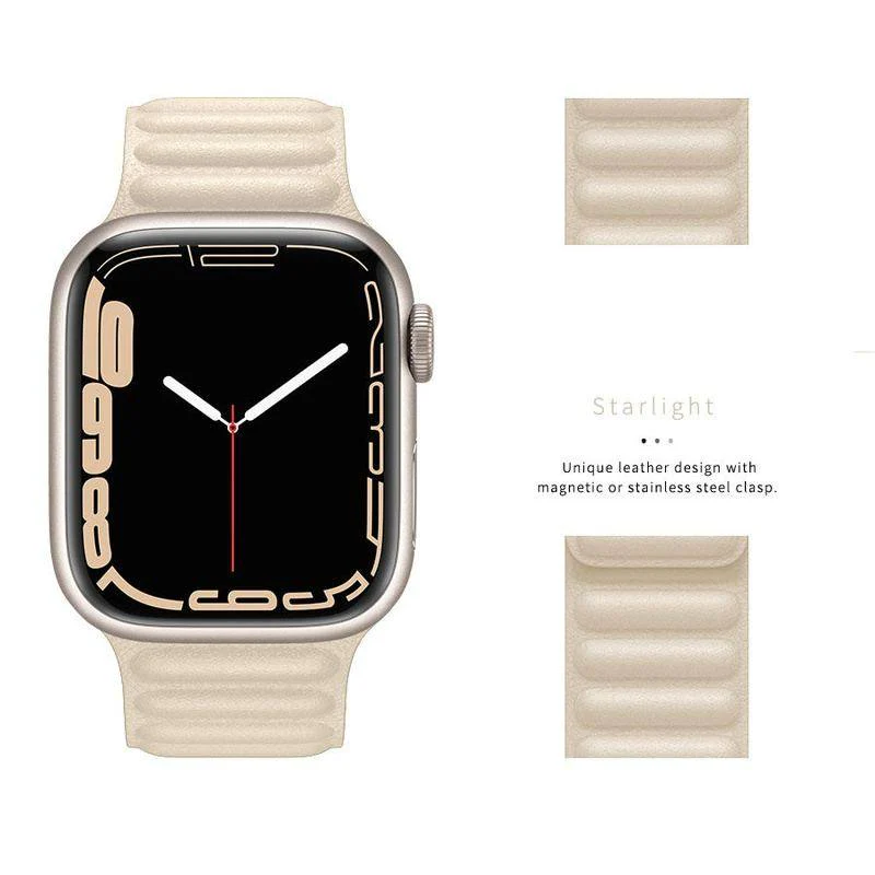 "Dual-Tone" Silicone Chain Magnetic Band For Apple Watch - Image 3