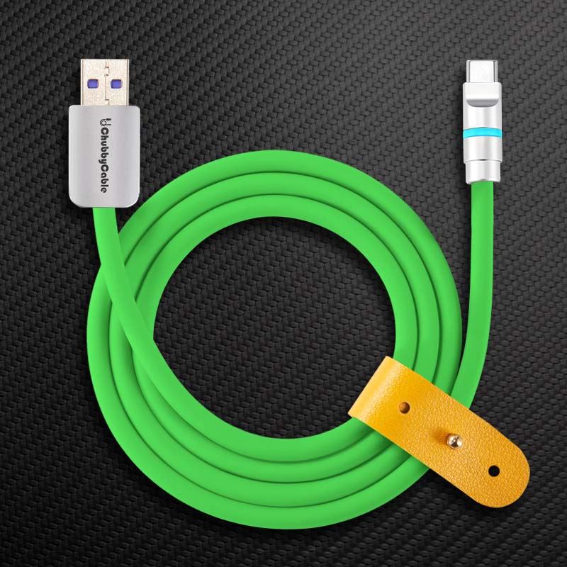 "Neon Chubby" Fast Charge Cable With Smart Light - Image 37