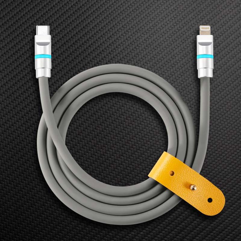 "Neon Chubby" Fast Charge Cable With Smart Light - Image 40
