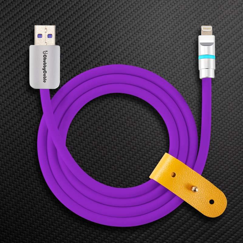 "Neon Chubby" Fast Charge Cable With Smart Light - Image 47