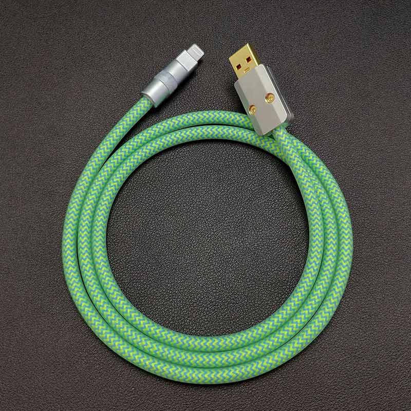 "Neon Chubby" Fast Charge Cable With Smart Light - Image 54