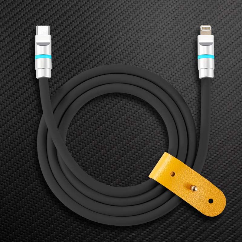 "Neon Chubby" Fast Charge Cable With Smart Light - Image 8