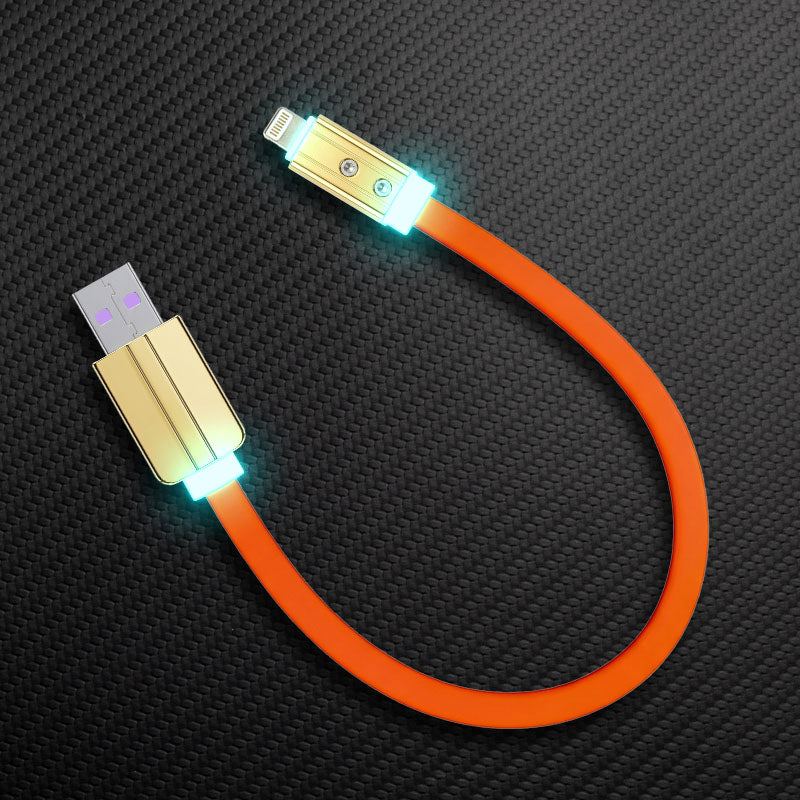 "Neon Chubby" Flat Charge Cable With Gold-plated Design - Image 19