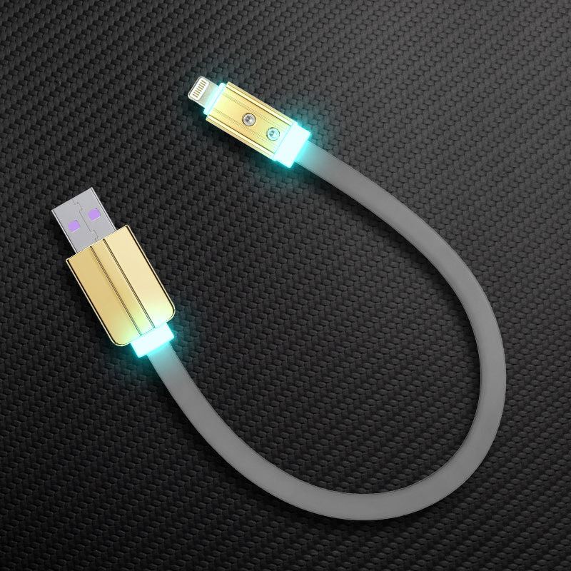 "Neon Chubby" Flat Charge Cable With Gold-plated Design - Image 22