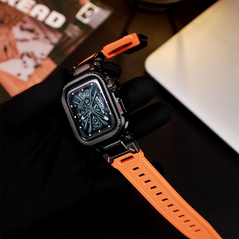 "Instant Ultra Transformation" One-Piece Alloy Bezel Case for Apple Watch - Image 4