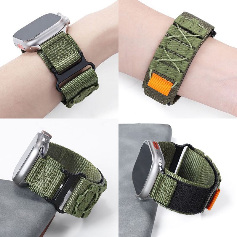 "AdventureFit" Outdoor Mountaineering Nylon Canvas Loop For Apple Watch - Image 3