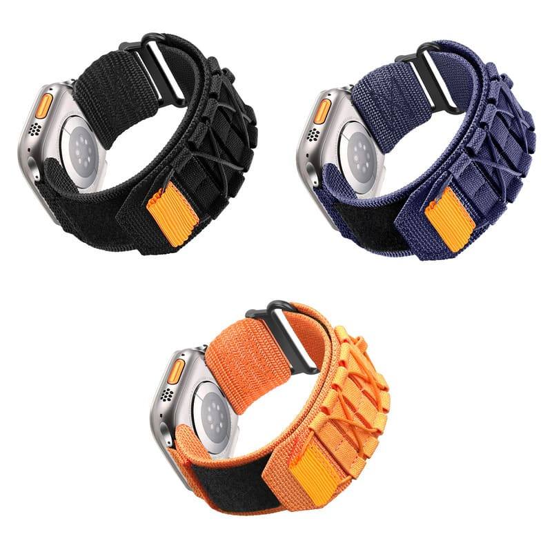 "AdventureFit" Outdoor Mountaineering Nylon Canvas Loop For Apple Watch - Image 30