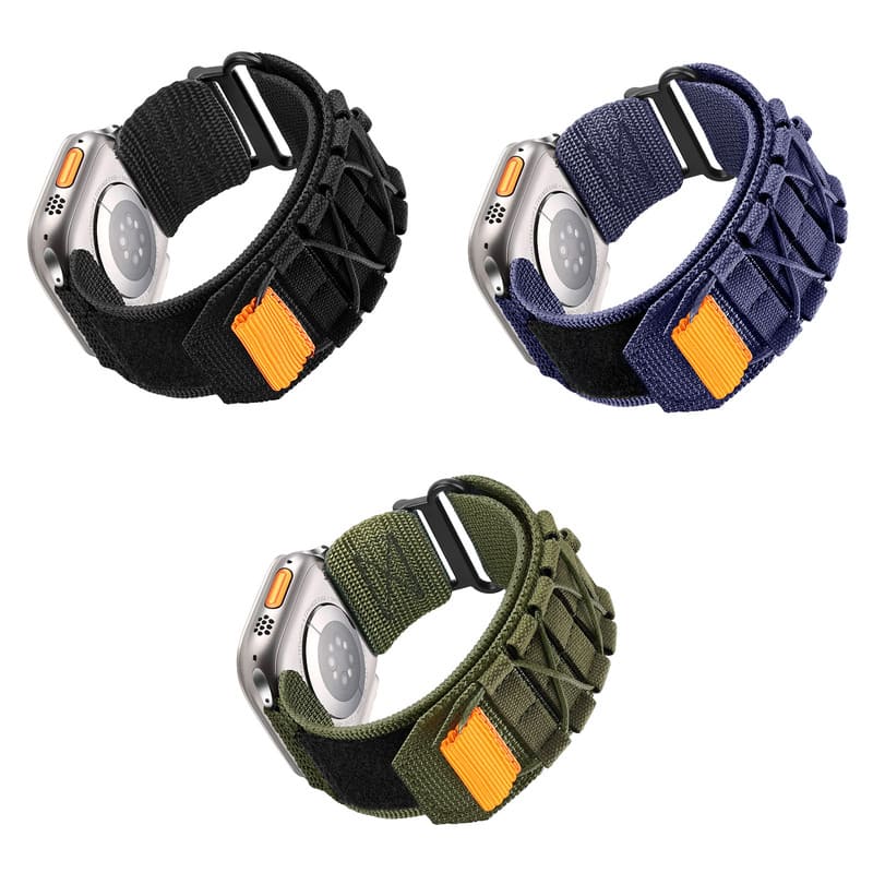 "AdventureFit" Outdoor Mountaineering Nylon Canvas Loop For Apple Watch - Image 32