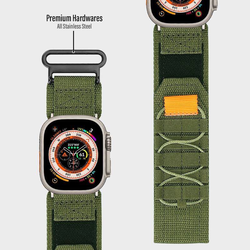 "AdventureFit" Outdoor Mountaineering Nylon Canvas Loop For Apple Watch - Image 7