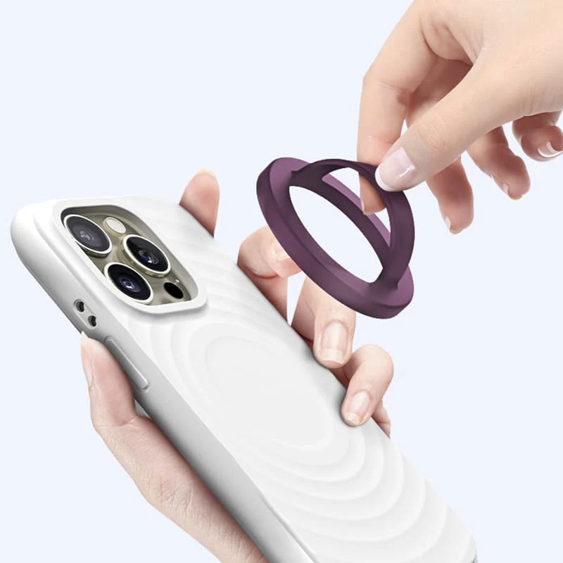 ChubbyGrip Soft - Portable 360° Rotatable Silicone Magsafe Phone Grip - Image 3