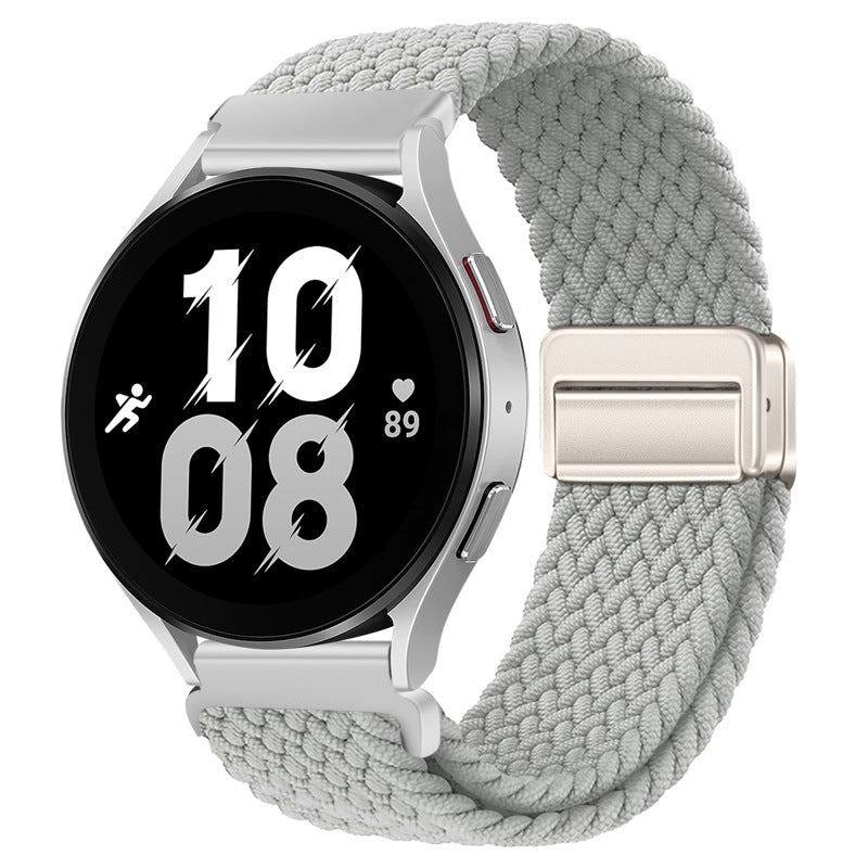 22mm & 20mm Solid Color Nylon Woven Magnetic Watch Band For Samsung/Garmin/Fossil/Others - Image 10