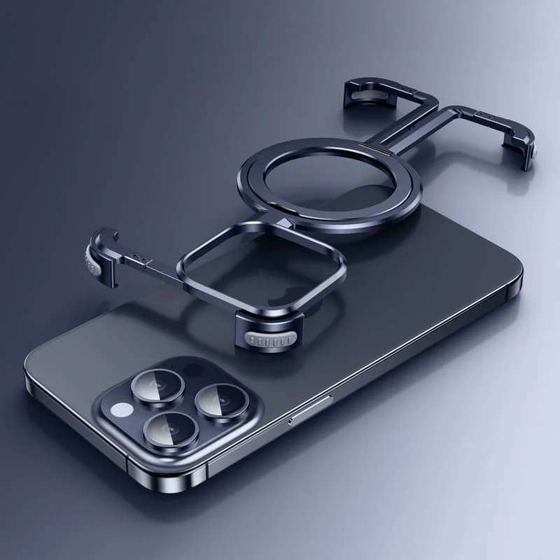 ChubbyArmor AeroSpin - Skeletonized Metal Bezel-less Magnetic Case With Stand - Image 8